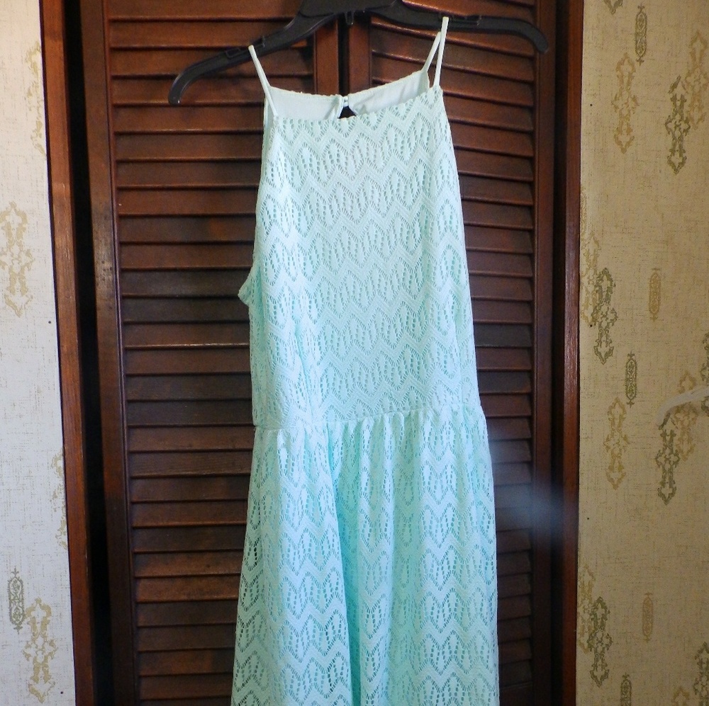 Teal dress